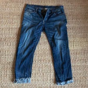 NSF straight slouch jeans in darkish wash